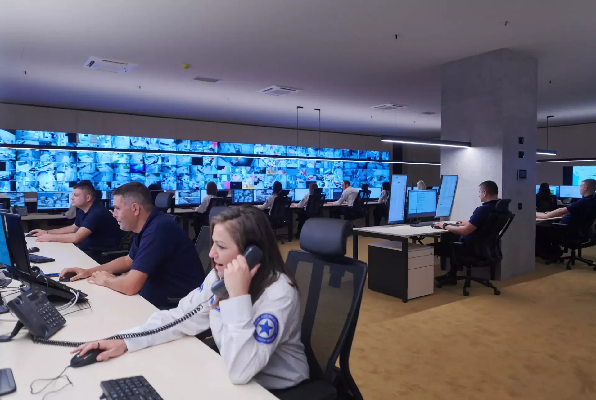 a security control room