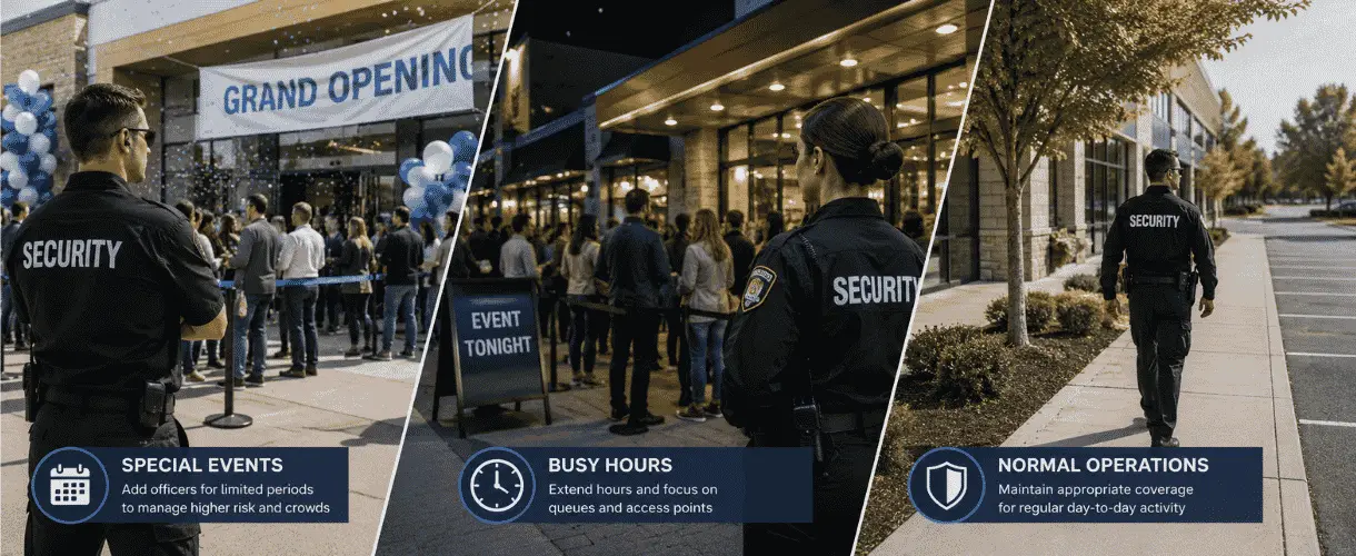 Match Security Coverage to the Setting - Guardservices USA